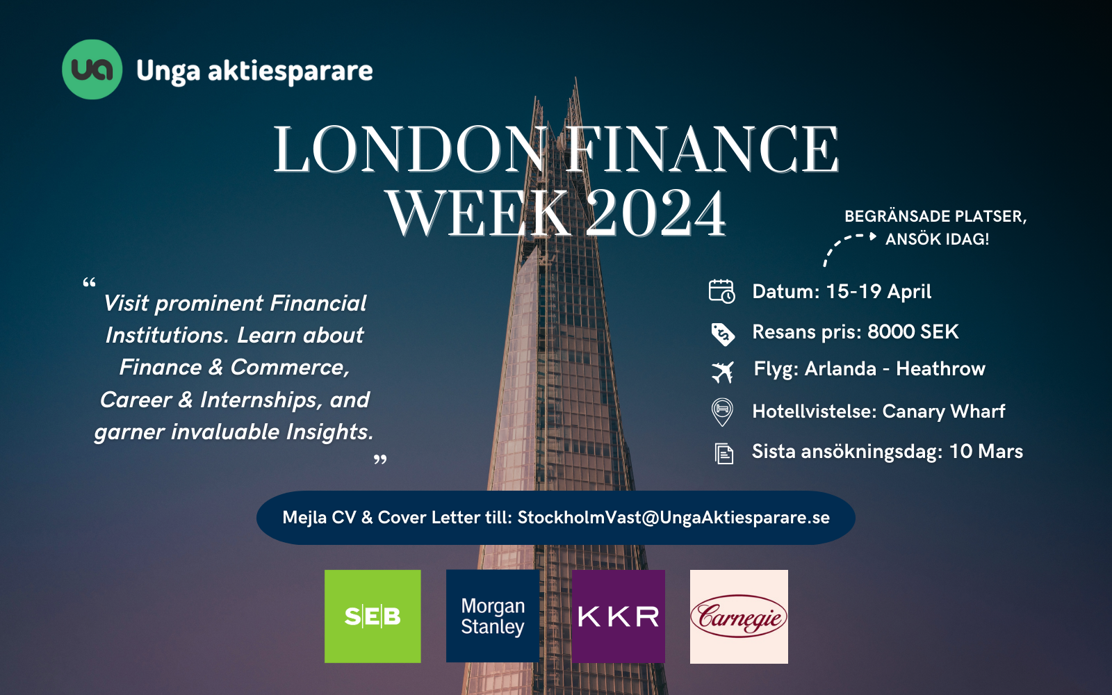 London Finance Week 1519 April 2024 Unga Aktiesparare